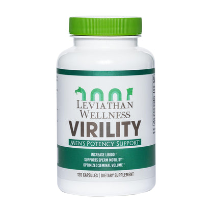 Leviathan Wellness Virility – Men's Potency Support | 120 Capsules