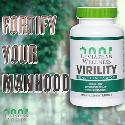 Leviathan Wellness Virility – Men's Potency Support | 120 Capsules