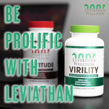 Leviathan Wellness Virility – Men's Potency Support | 120 Capsules