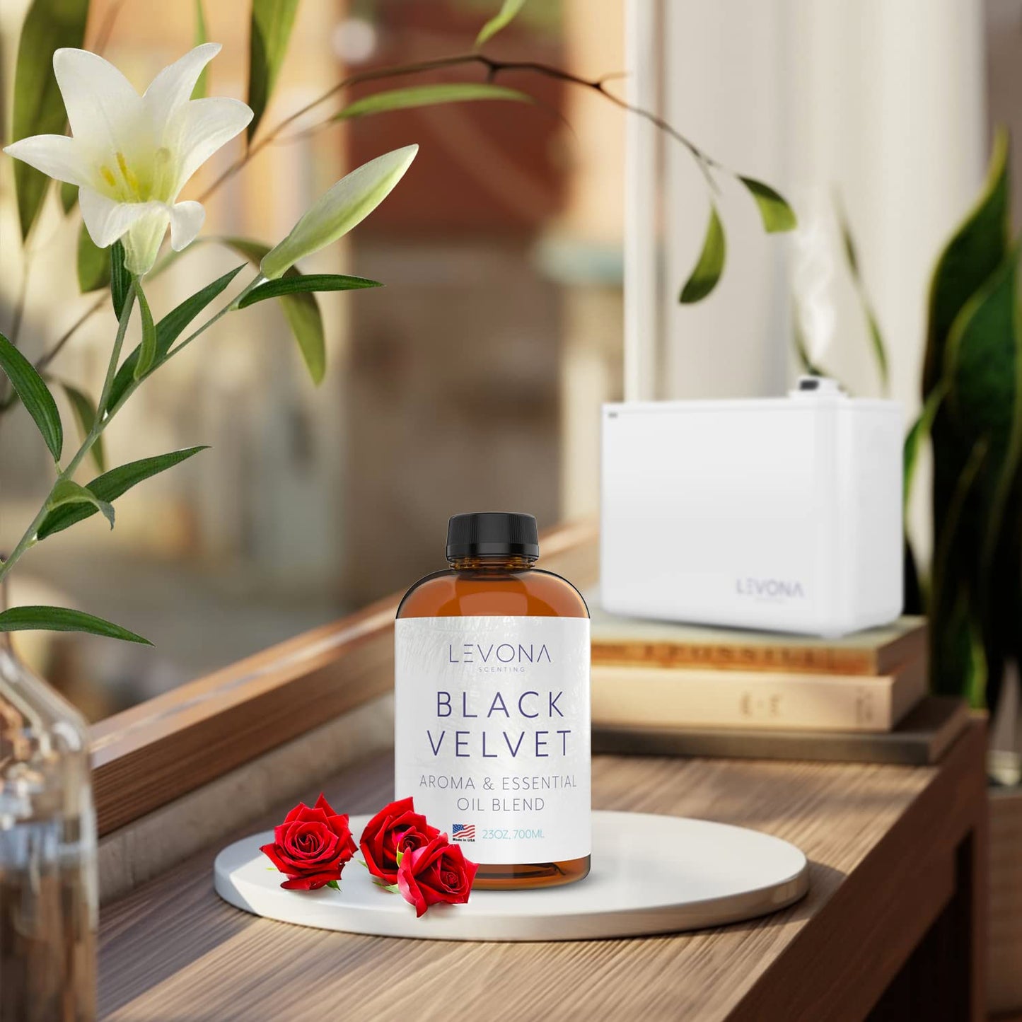 Levona Black Velvette Diffuser Oils – Woody Citrus & Floral Blends