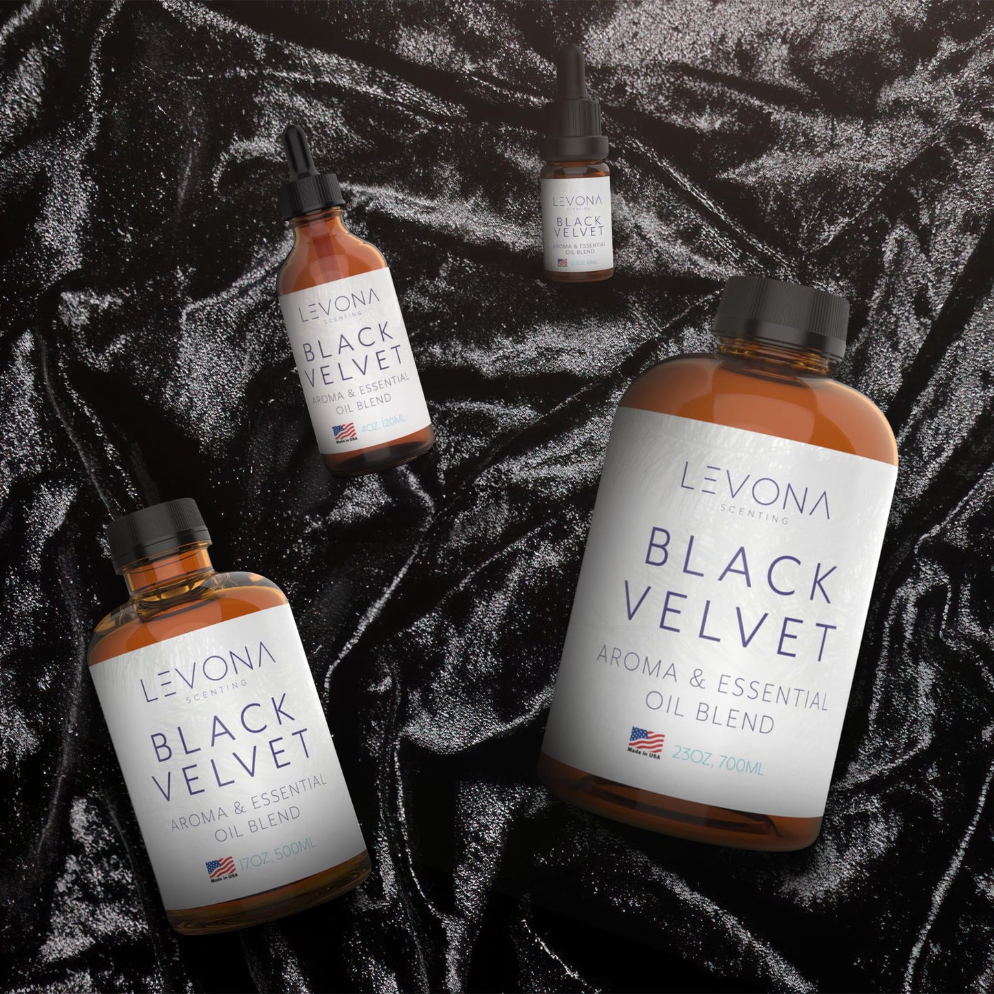 Levona Black Velvette Diffuser Oils – Woody Citrus & Floral Blends