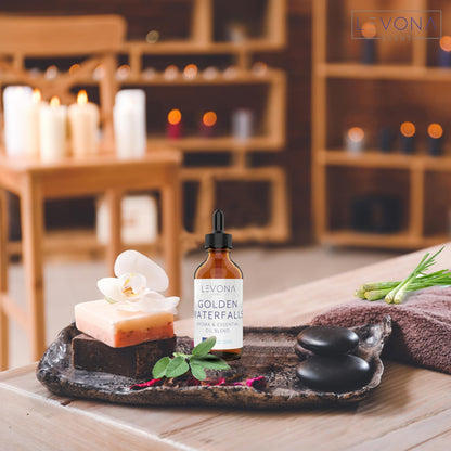Levona Scent Essential Oils - Home, Hotel & Office Diffuser Oil | Golden Waterfalls 120ml