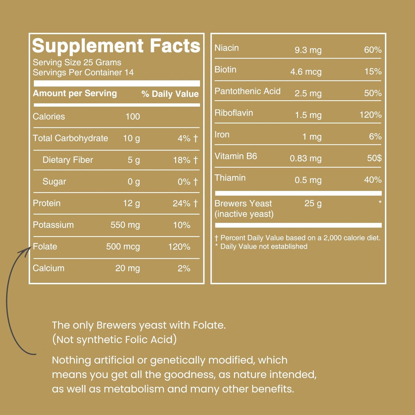Lewis Labs Brewer's Yeast Flakes – Rich in B-Vitamins & Amino Acids | Vegan, Gluten-Free | Unsweetened, 2 Pack