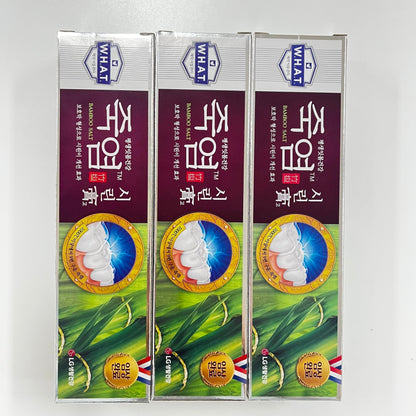 LG Shiringo Bamboo Salt Toothpaste for Sensitive Teeth – 120 g (4.23 oz) x 3