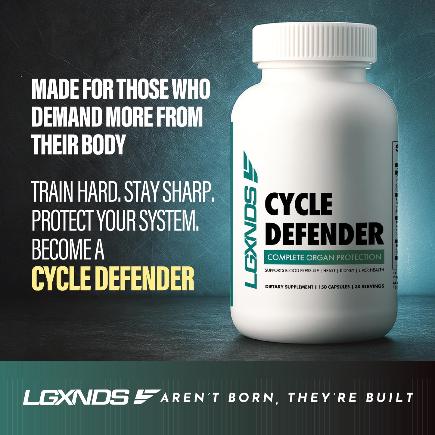 LGXNDS Cycle Defender – Liver, Kidney & Heart Health Support | 1 Month