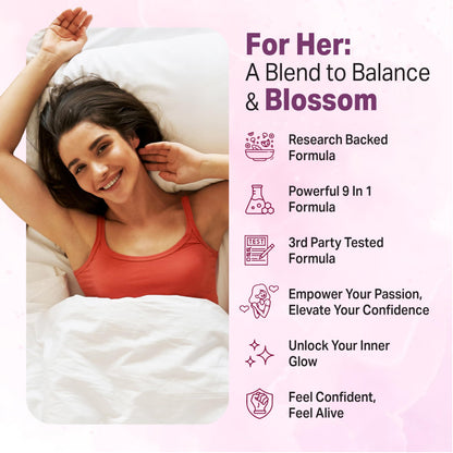 Libido for HER - Libido Booster for Women | 60 Capsules | 3rd Party Tested