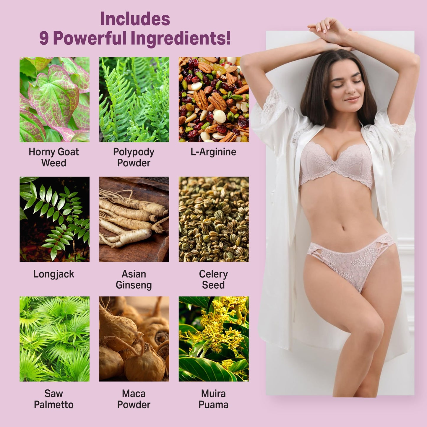Libido for HER - Libido Booster for Women | 60 Capsules | 3rd Party Tested