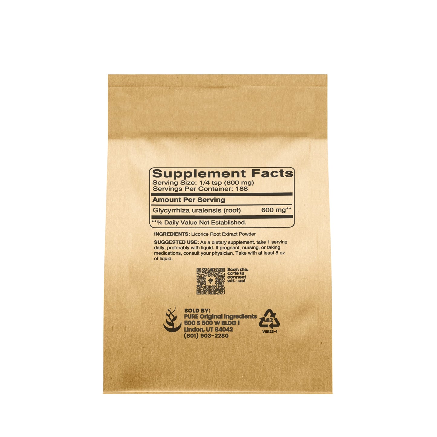 Pure Original Licorice Extract Powder (4oz) – Non-GMO Mulethi