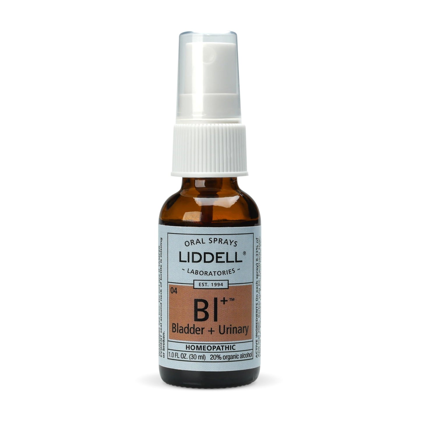 Liddell Homeopathic Bladder & Urinary Spray – 1 fl oz | Natural Relief