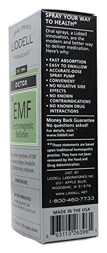 Liddell Homeopathic Anti-Tox EMF Radiation Spray - 1 Ounce