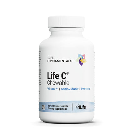 4Life Life C Vitamin C – 7 Active Forms for Immune Support (Citrus) | 60 Chewables