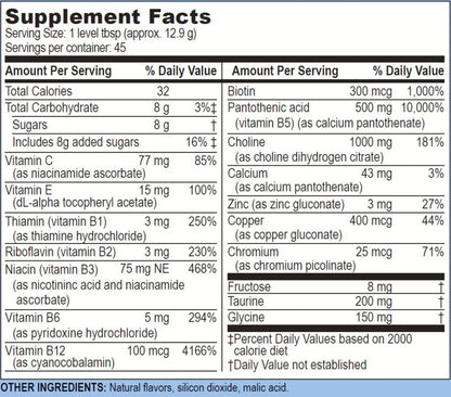 Life Enhancement Memory Upgrade | Natural Citrus Cooler with Choline