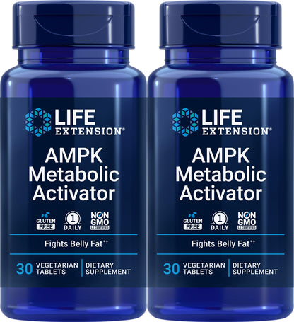 Life Extension AMPK Metabolic Activator - 2 Pack (60 Veg Tablets)