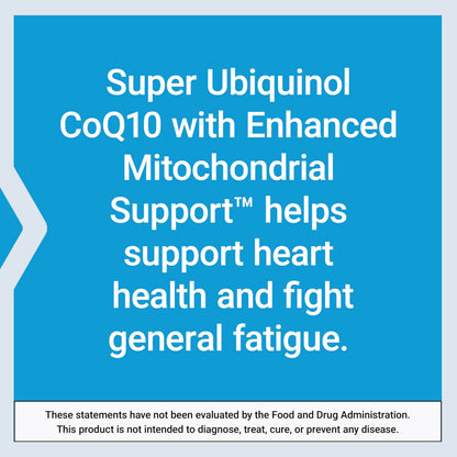 Life Extension Super Ubiquinol CoQ10 with Enhanced Mitochondrial Support – 50 mg, Non-GMO, Gluten-Free, 100 Softgels