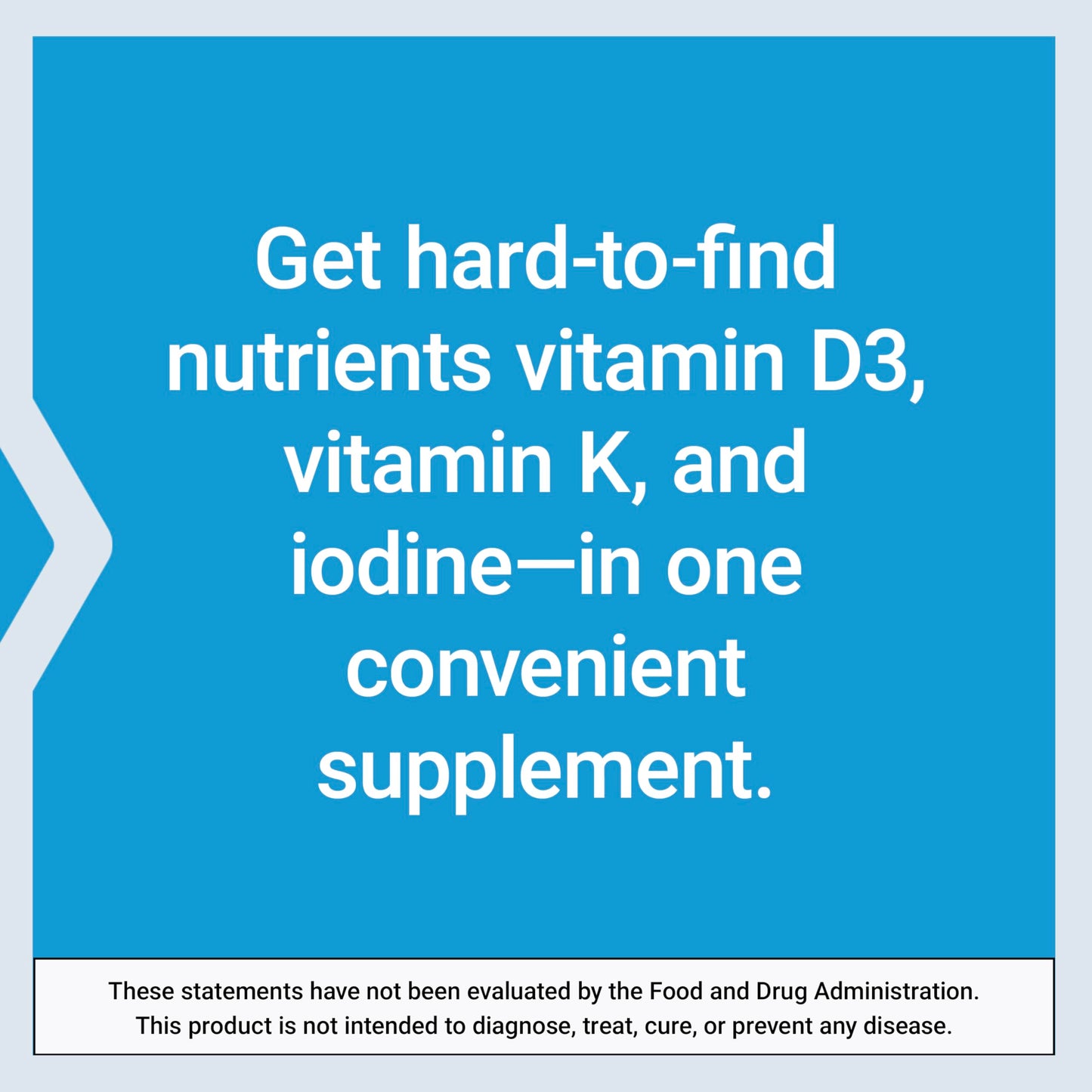 Life Extension Vitamin D3 & K2 with SeaIodine – Bone, Brain & Thyroid Support (Non-GMO, Gluten Free) | 60 Count