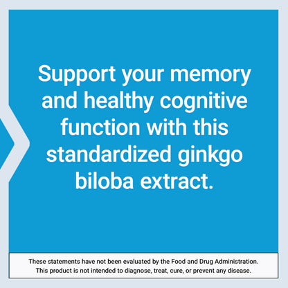 Life Extension Ginkgo Biloba Certified Extract 120 mg – Memory & Cognition Support, Gluten-Free, Non-GMO, 365 Capsules