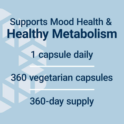 Life Extension Inositol Caps – 1000 mg Myo-Inositol for Mood, Metabolism & Hormone Balance – Gluten-Free, Non-GMO, Vegetarian – 360 Capsules
