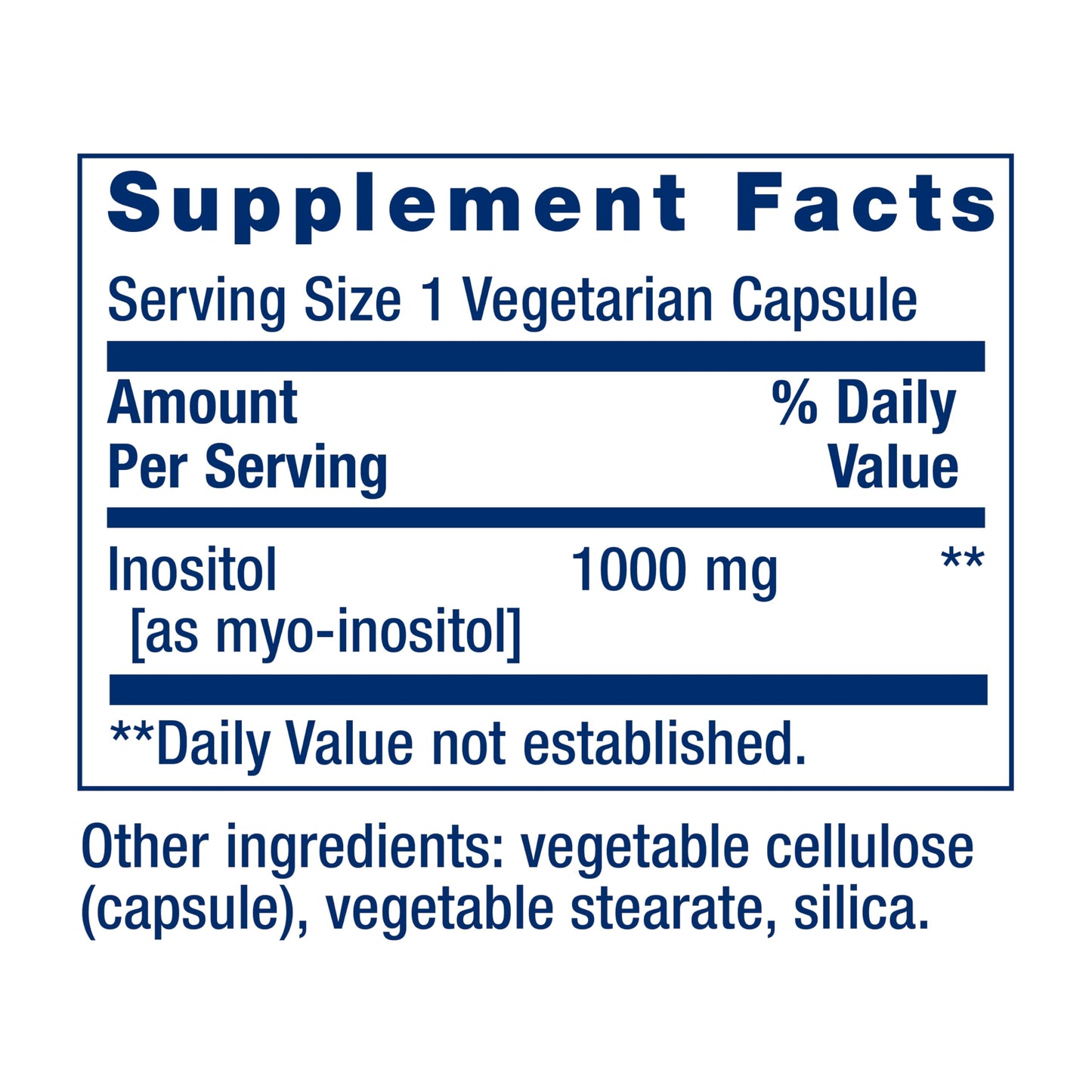 Life Extension Inositol Caps – 1000 mg Myo-Inositol for Mood, Metabolism & Hormone Balance – Gluten-Free, Non-GMO, Vegetarian – 360 Capsules