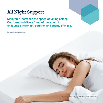 Life Extension Melatonin 1 mg - Restful Sleep, Immune Support, and Hormone Balance | Gluten-Free, Non-GMO - 60 Capsules