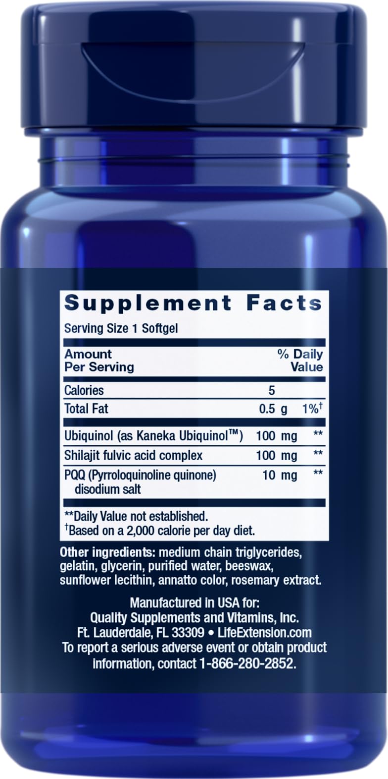 Life Extension Super Ubiquinol CoQ10 with PQQ, 30 Softgels – Pack of 2
