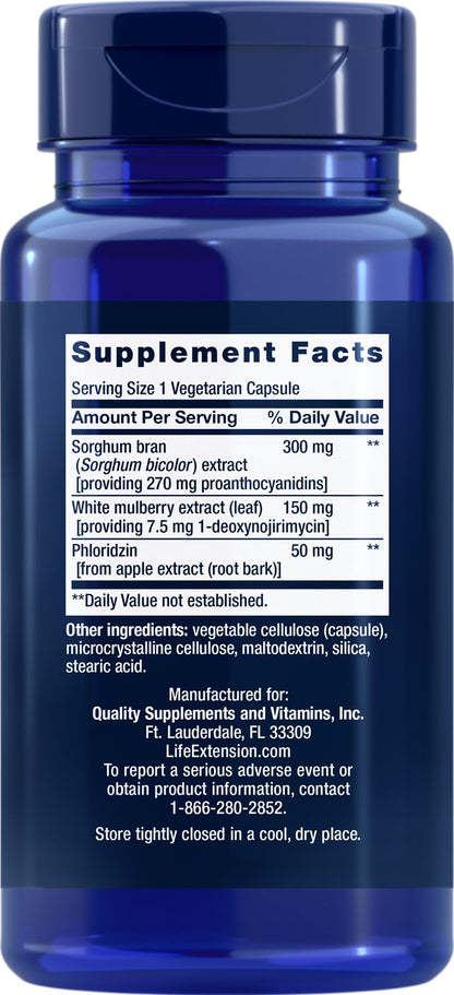 Life Extension Tri Sugar Shield - 60 Vegetarian Capsules (Pack of 2)
