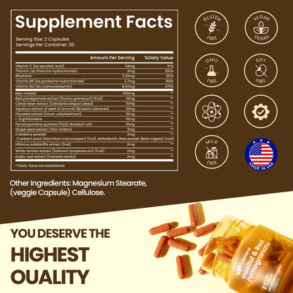 LIFEFRIEND Myo-Inositol & D-Chiro Inositol 40:1 – PCOS, Fertility & Hormonal Balance | 60 Vegan Capsules