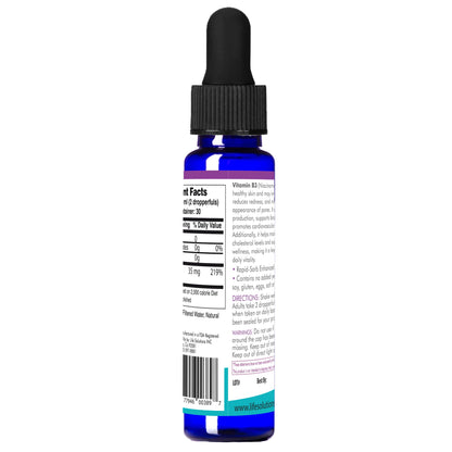 Life Solutions Vitamin B3 Niacinamide 2oz Dropper - Skin Health & Vitality