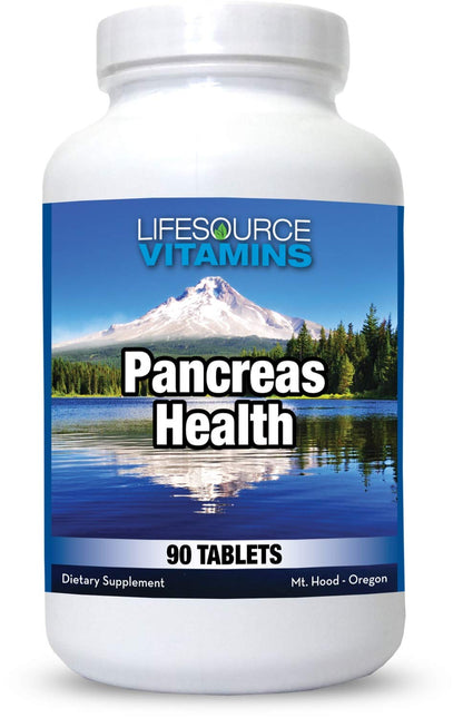 LifeSource Vitamins Pancreas Health - 18 All-Natural Synergistic Ingredients for Pancreas Support