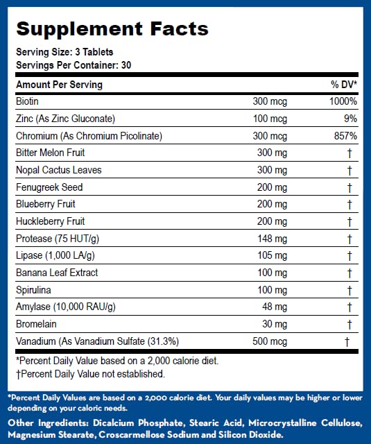 LifeSource Vitamins Pancreas Health - 18 All-Natural Synergistic Ingredients for Pancreas Support