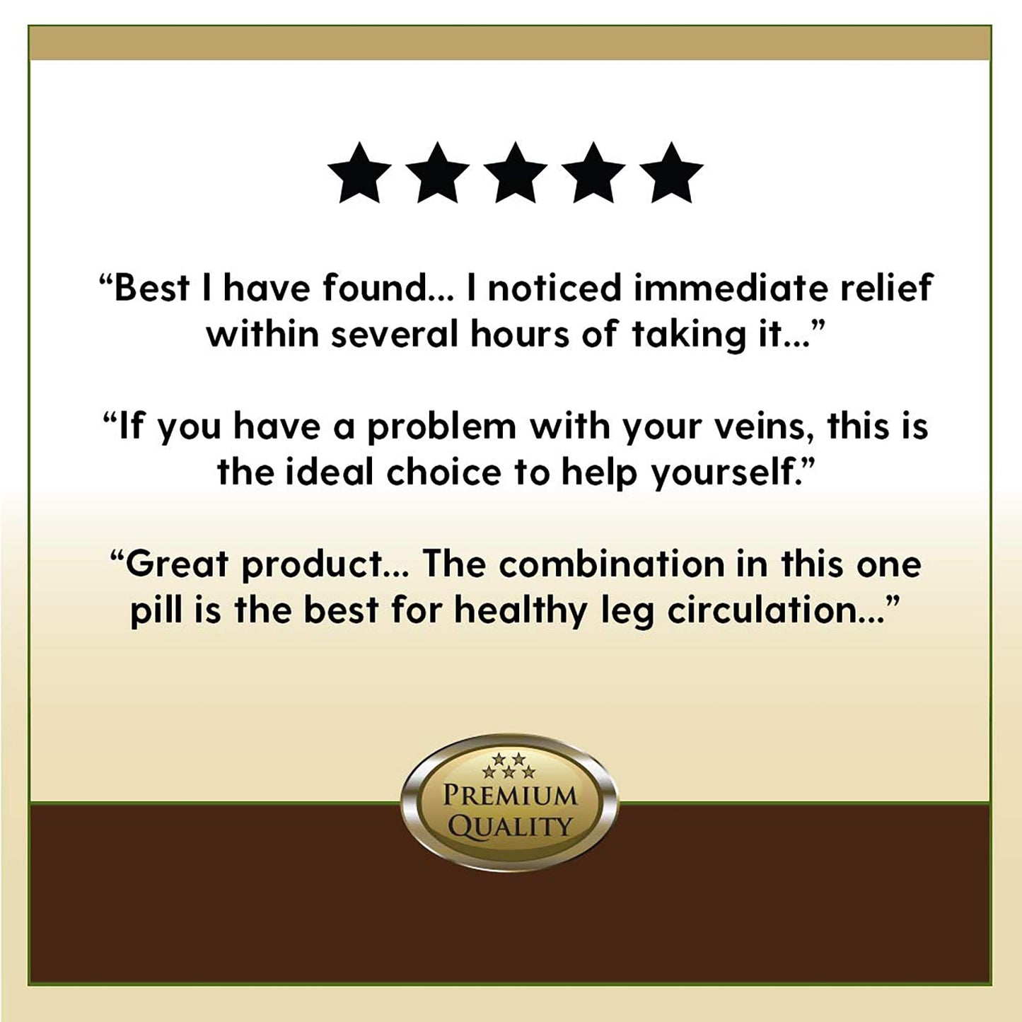 LifeTime Vein Support Diosmin Complex - 450 mg Diosmin, Horse Chestnut & Butcher's Broom, 60 Caps