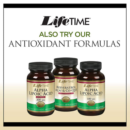 LifeTime Vein Support Diosmin Complex - 450 mg Diosmin, Horse Chestnut & Butcher's Broom, 60 Caps