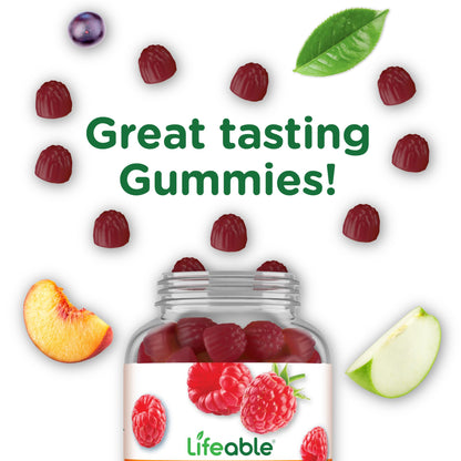 Lifeable Collagen Peptides Gummies 100mg Vitamin C – 90 Gummies