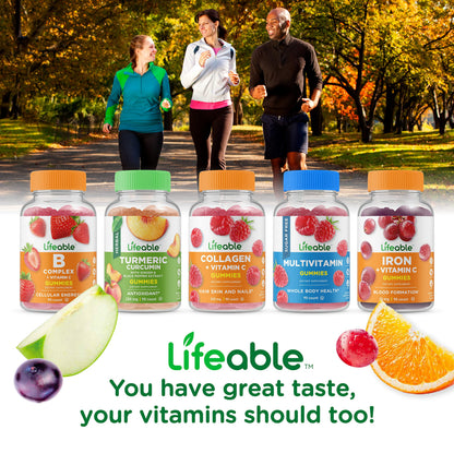 Lifeable Glucose Gummies – Mixed Berry, Gluten Free & Non-GMO (90 Gummies Pack)