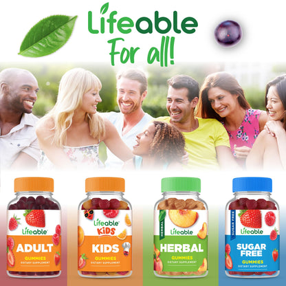 Lifeable Postnatal Multivitamin with Iron, Choline & Iodine – 90 Gummies | Lactation Support