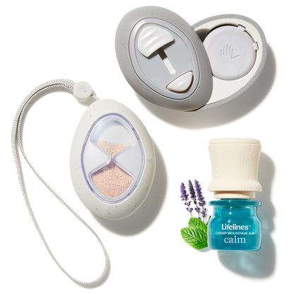 Lifelines Scent-Infused Grounding Stones 2-Pack – Portable Fidget Diffuser