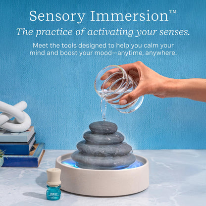 Lifelines Stacking Stones Aromatherapy Diffuser – Calming Mist & Auto-Shutoff