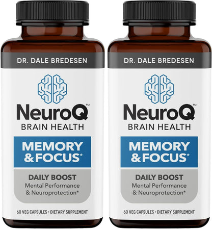 LifeSeasons NeuroQ Memory & Focus – 2-Pack Brain Support (120 capsules)