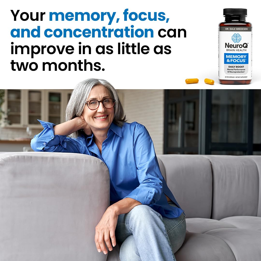 LifeSeasons NeuroQ Memory & Focus – 2-Pack Brain Support (120 capsules)