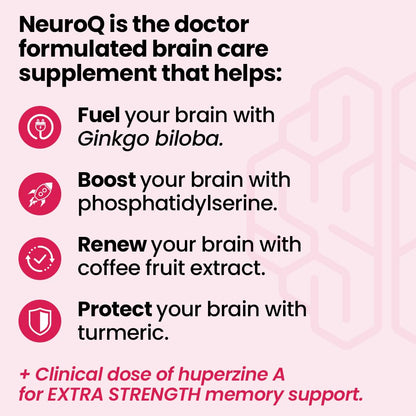 LifeSeasons NeuroQ Memory & Focus Extra Strength — Cognitive Support