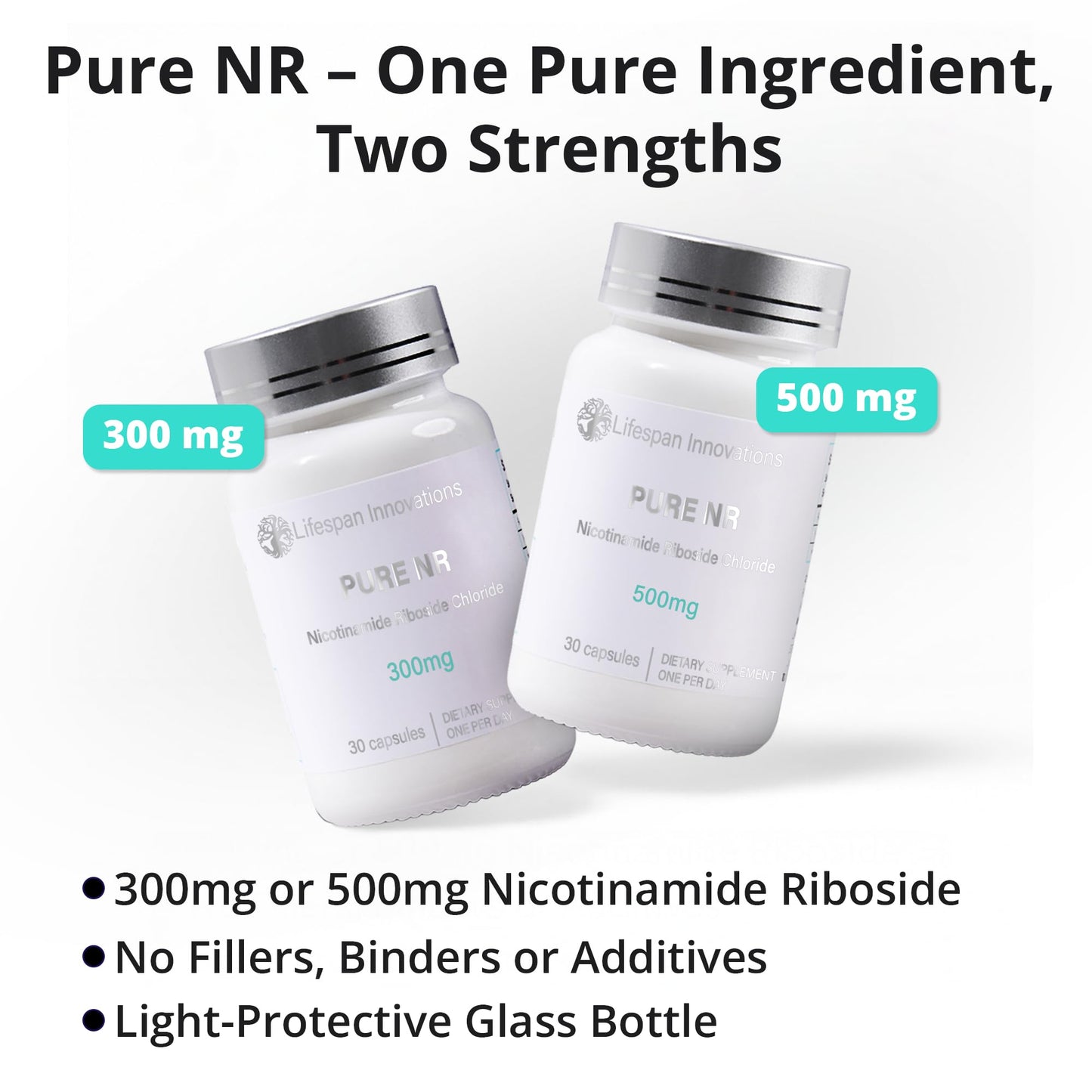Pure NR 300mg by Lifespan Innovations – NAD⁺ Support & Healthy Aging