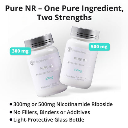 Pure NR 300mg by Lifespan Innovations – NAD⁺ Support & Healthy Aging
