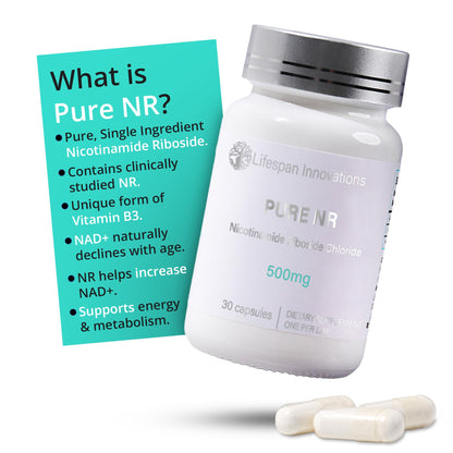 Pure NR 300mg by Lifespan Innovations – NAD⁺ Support & Healthy Aging