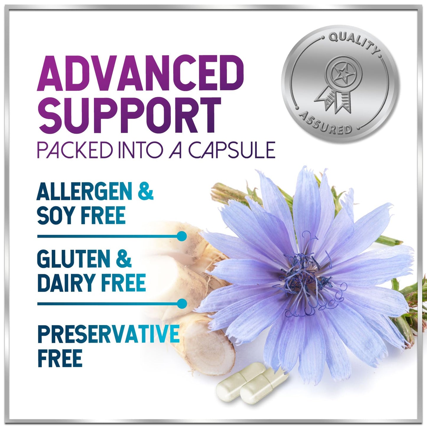 Akkermansia Probiotic 2B AFU – GLP-1 Support + Inulin Fiber | 120 Capsules | USA