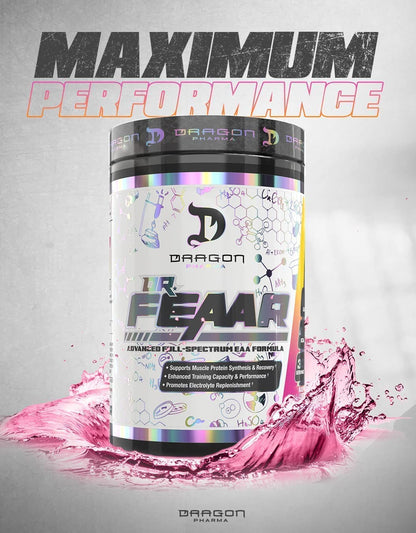 Dr. FEAAR Advanced Full-Spectrum EAA Matrix | Dragon Pharma – 30 Servings, Peach Guava