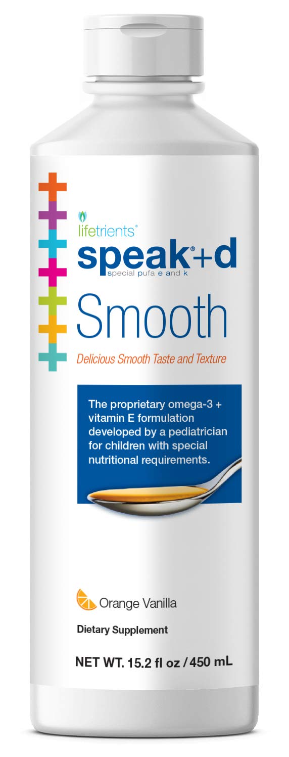Lifetrients Speak+D Smooth Orange Vanilla – 15.2 oz | Pediatrician-Formulated Support for Children with Special Nutritional Needs