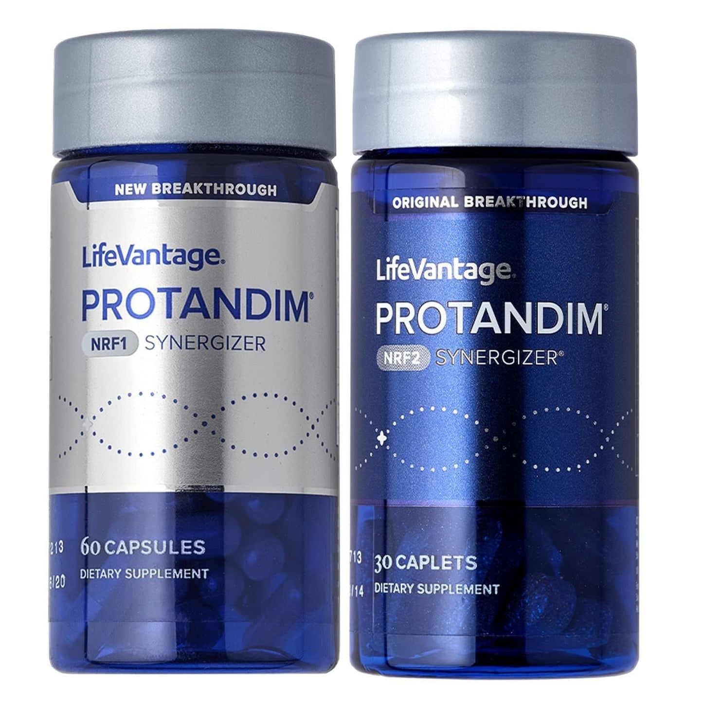 LifeVantage Protandim Dual Synergizer NRF1 + NRF2 Activators – Cellular Energy & Healthy Aging (60 NRF1 + 30 NRF2 Caps)