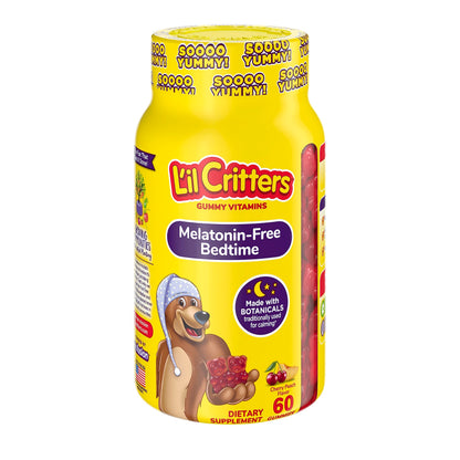L’il Critters Melatonin-Free Bedtime Gummies for Kids – 60 Gummies
