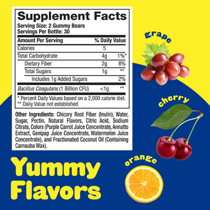 L’il Critters Probiotic Daily Gummy for Kids – Digestive Health Support (60 Gummies)