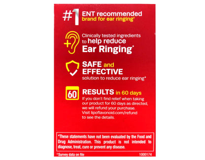 Lipo-Flavonoid Plus Dietary Supplement for Ear Health - 100 ea, Pack of 3