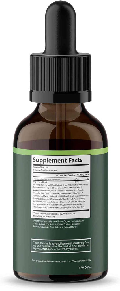 Lipo Max Drops | Premium Liquid Drops for Natural Support - 1 Month Supply
